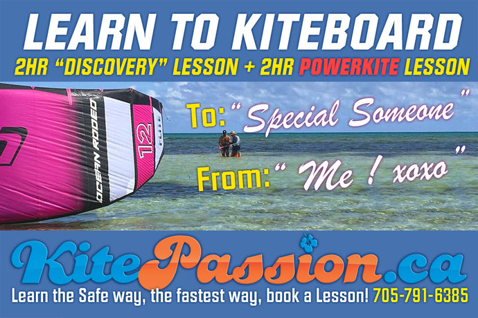 Gift Card 2hr Discovery Lesson + 2hr Powerkite Lesson